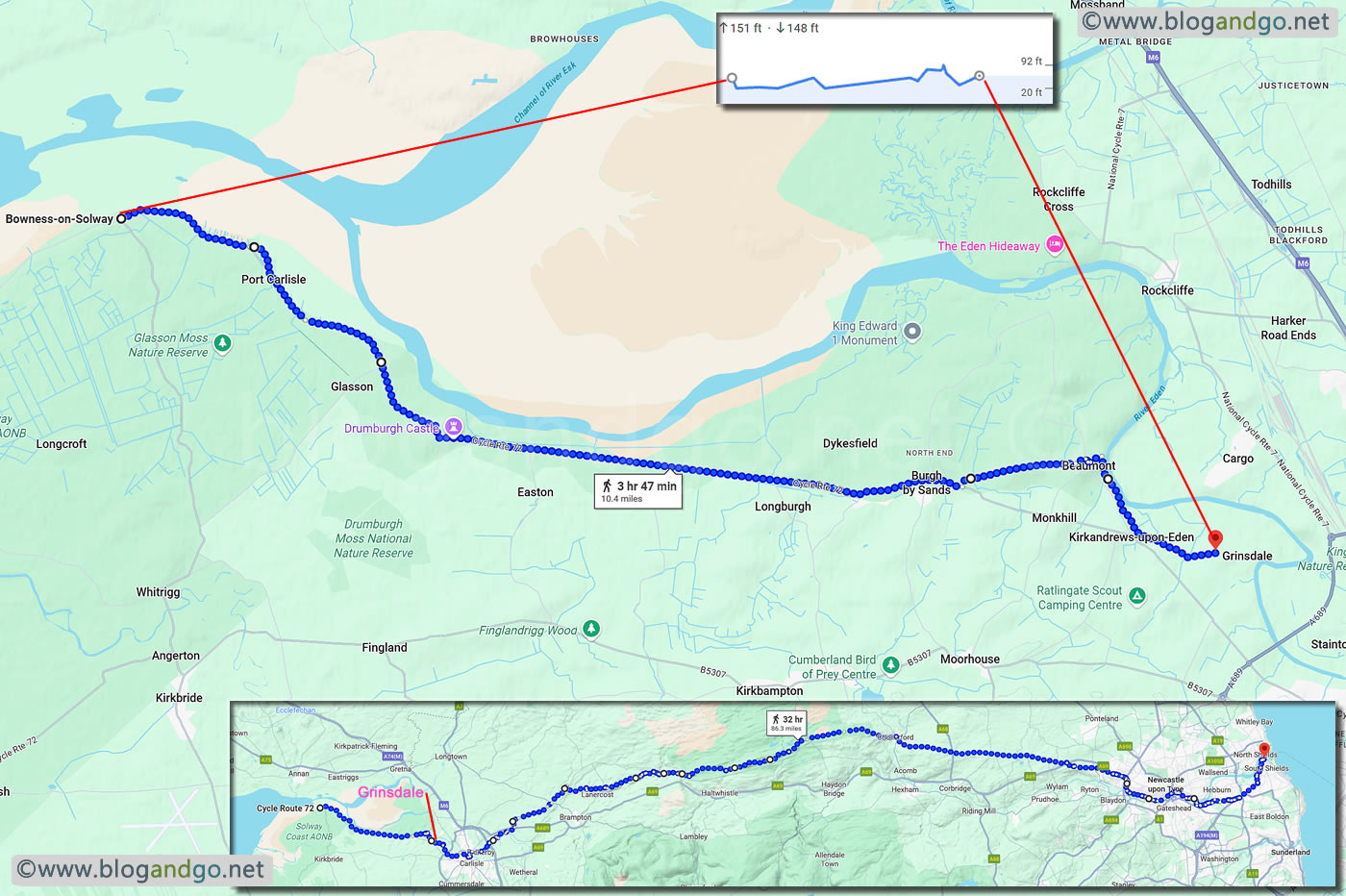 Hadrian's Wall Path - Bowness-on-Solway to Grinsdale